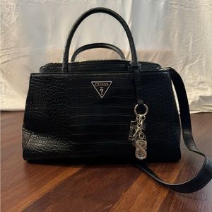 Guess fax croc purse